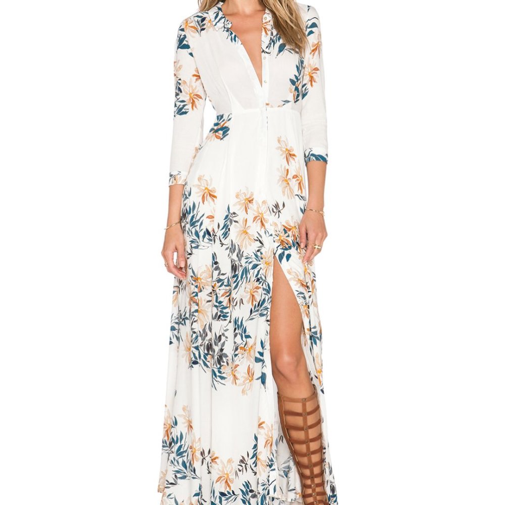Free People After The Storm Maxi Dress In Floral